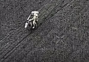 Ruska vojska na konjima na frontu u Ukrajini