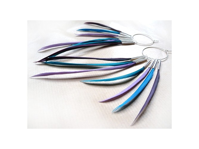 Biżuteria Still Tree Jewellery z oferty butiku trendsetterka.com - kolczyki z ptasich piór