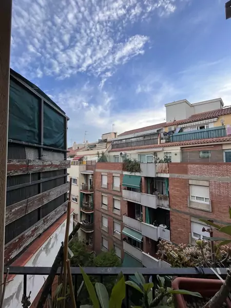 Widok z mieszkania w Barcelonie