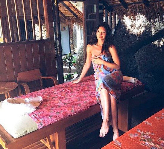 Klaudia Halejcio na wakacjach w Tajlandii