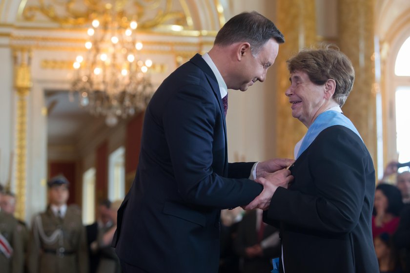 Zofia Romaszewska i Andrzej Duda