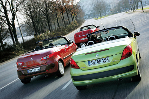 Opel Tigra, Peugeot 207CC, Mitsubishi Colt CZC - Na słońce i na deszcz!