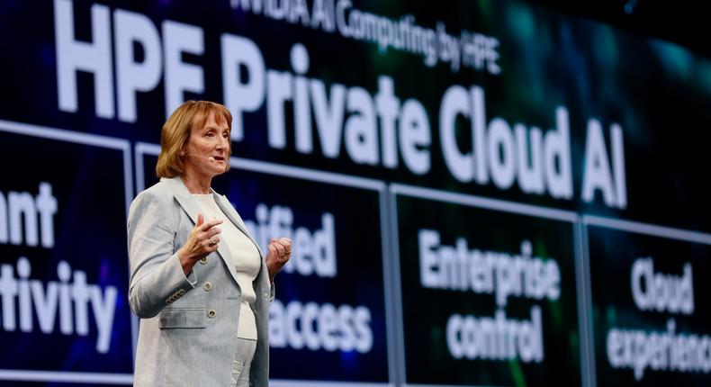 Fidelma Russo is the chief technology officer and executive vice president of hybrid-cloud business at Hewlett Packard Enterprise.Courtesy of HPE