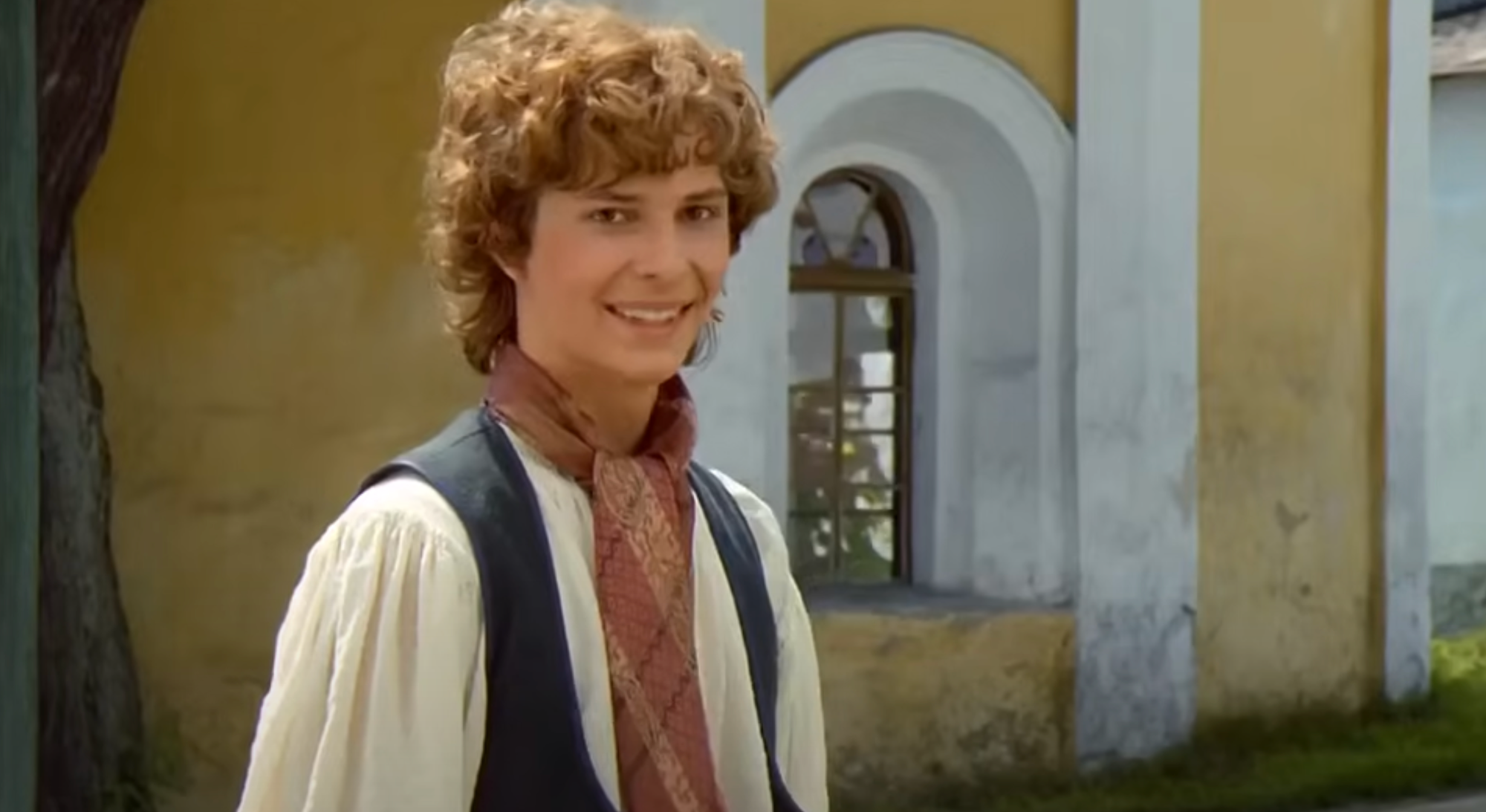 Český herec Radek Valenta ako Jindřich v rozprávke Princezná z mlyna. 