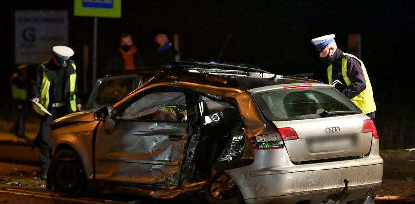 Koszmarny karambol w Glinczu. Osiem osób poszkodowanych,dwie są w stanie ciężkim