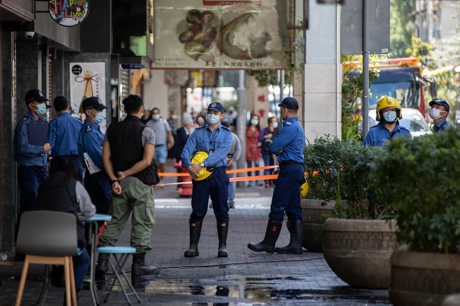 Požar u zgradi u Hong Kongu
