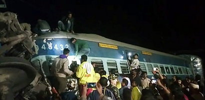 Katastrofa kolejowa w Indiach. Dziesiątki ofiar