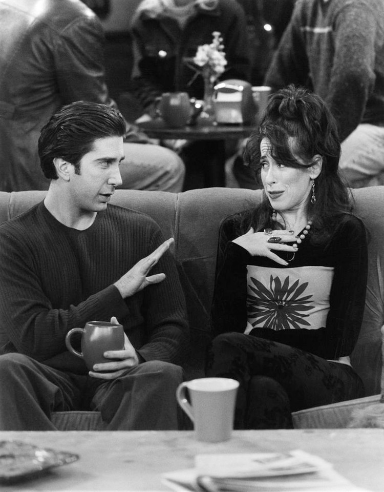 David Schwimmer i Maggie Wheeler (1999 r.)