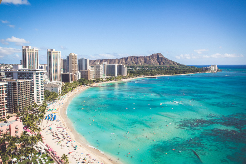 Waikiki — najpopularniejsze miejsce na Hawajach