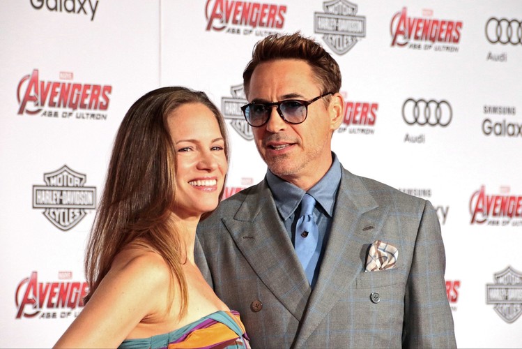 Robert Downey Jr. z żoną Susan na premierze filmu 'Avengers: Czas Ultrona'