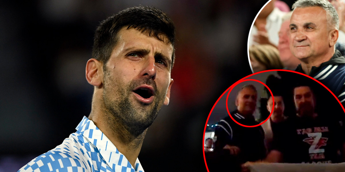 Ojciec serbskiego tenisisty wywołał kontrowersje