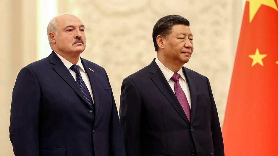 Aleksander Łukaszenko i Xi Jinping w Pekinie