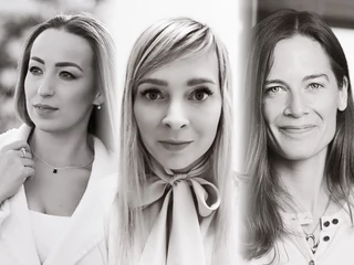 Alexandra Tessari, Anna Rogova i Alicja Skraburska – specjalistki z HSBC Service Delivery (Polska) 