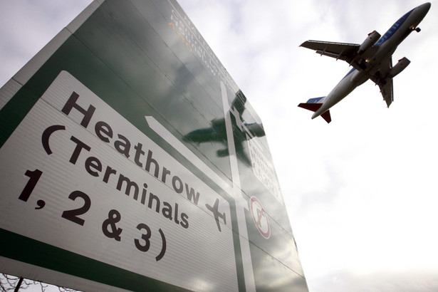 Londyńskie lotnisko Heathrow. Fot. Bloomberg