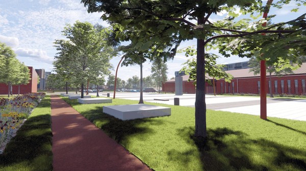 Tak ma wyglądać plac przy Centrum Historii Zajezdnia