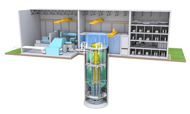 BWRX 300 - plan reaktora