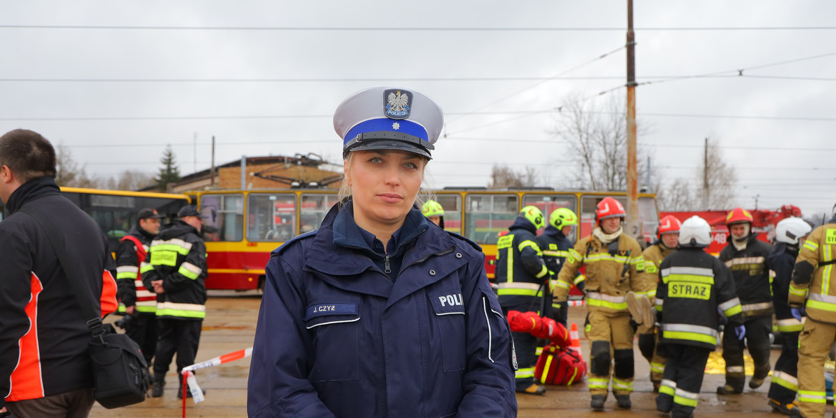 Rzeczniczka łódzkiej drogówki mł. asp. Jadwiga Czyż o zatrzymaniu pijanego kierowcy. 