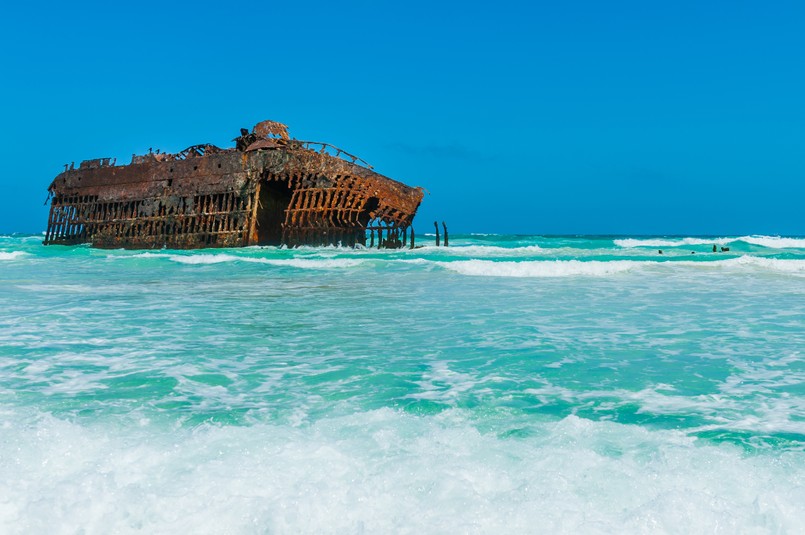 The,Shipwreck,Of,Cabo,Santa,Maria,On,The,Island,Of