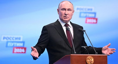 Putin nadal będzie rządził Rosją. Tak skomentował "wybory"