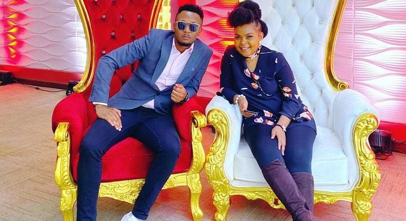 DJ Mo with wife Size 8. Singer Size 8 lands new TV Job as the host of Minji Minji on Rembo TV