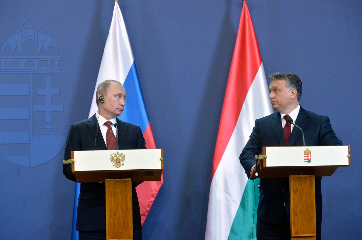 Władimir Putin i Viktor Orban