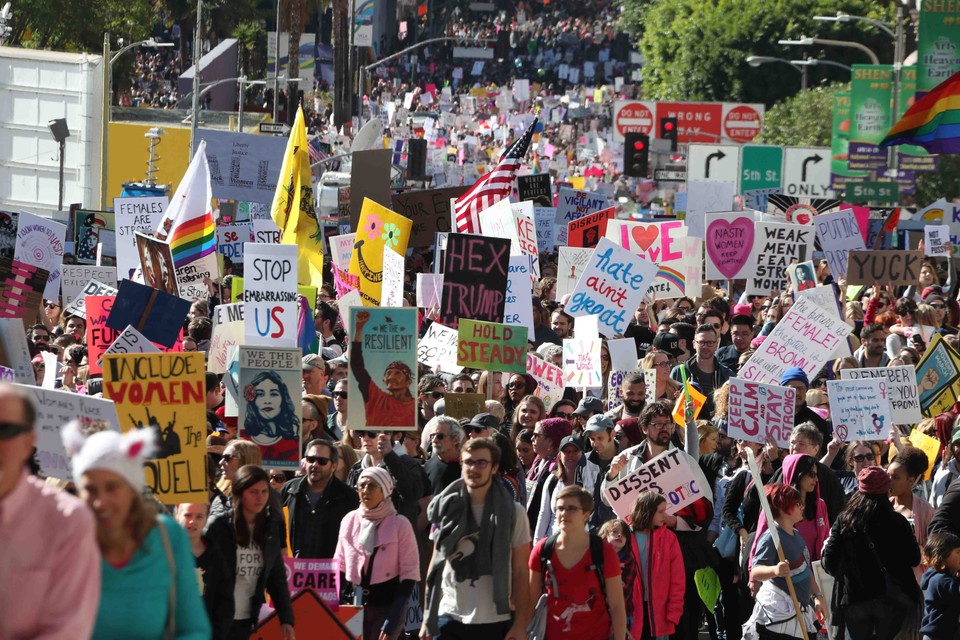 USA WOMEN'S MARCH (Woman's March protest against US President Donald Trump)