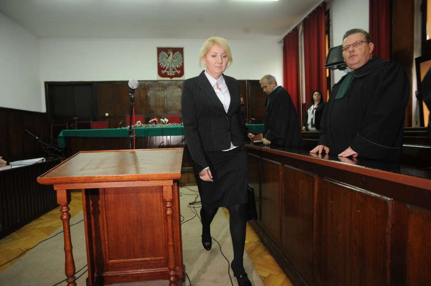 Beata Sawicka przed warszawskim sądem