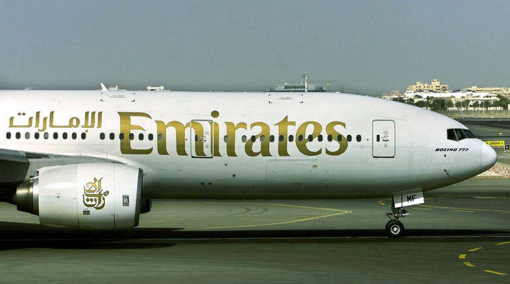 Az Emirates Légitársaság repülőgépe /Illsztráció: AFP