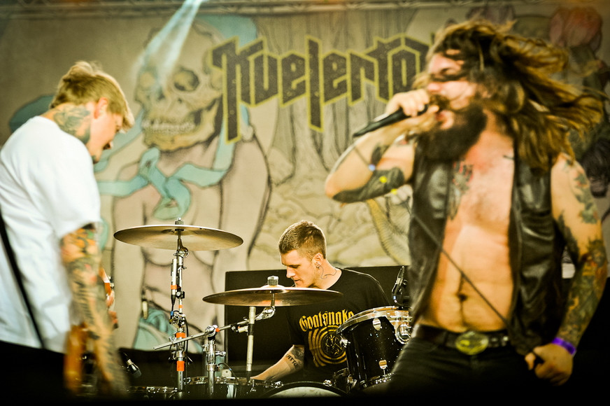 Kvelertak na Rock in Summer 2011 (fot. Artur Rawicz/Onet.pl)