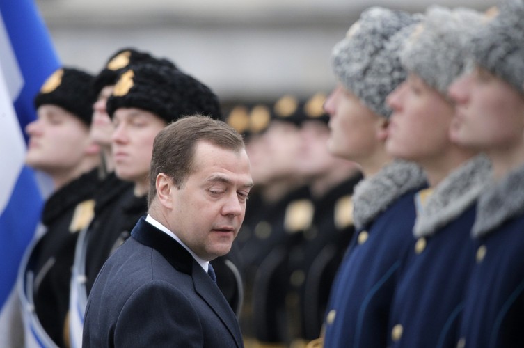 Dmitrij Miedwiediew. Dzień Obrońcy Ojczyzny w Rosji