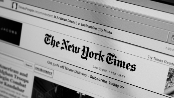 New york times noviny  dreamstime