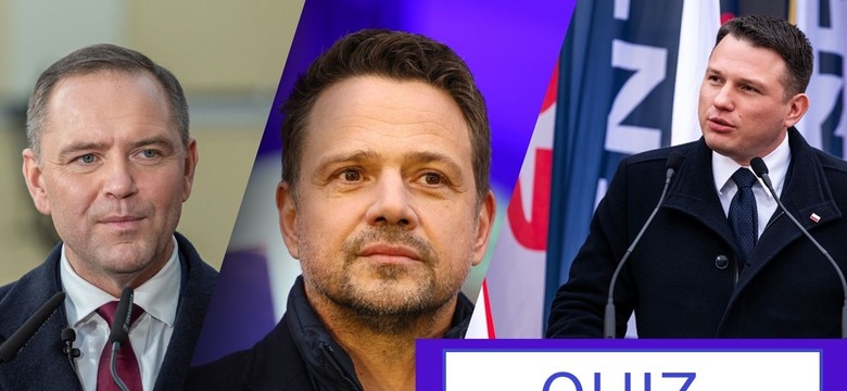 Kto to powiedział? Dopasuj słowa do kandydata na Prezydenta RP w wyborach 2025 r. [QUIZ]