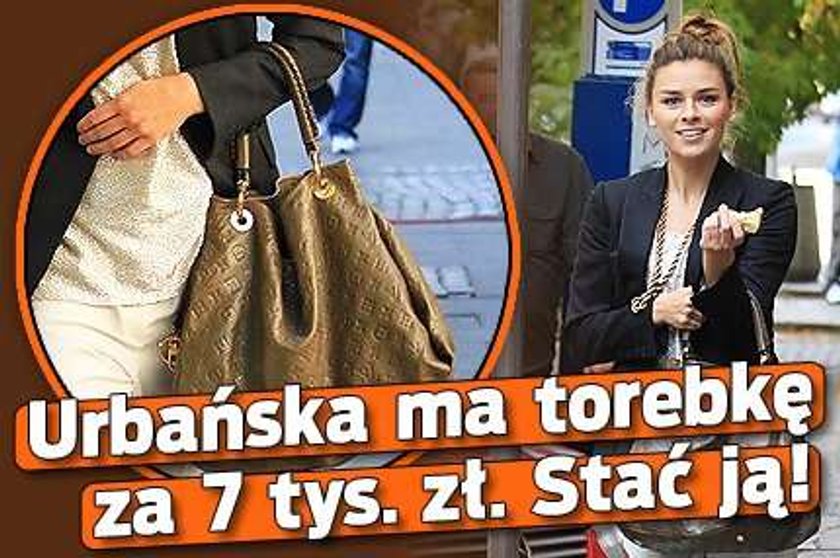 Urbańska ma torebkę za 7 tys. zł. Stać ją!