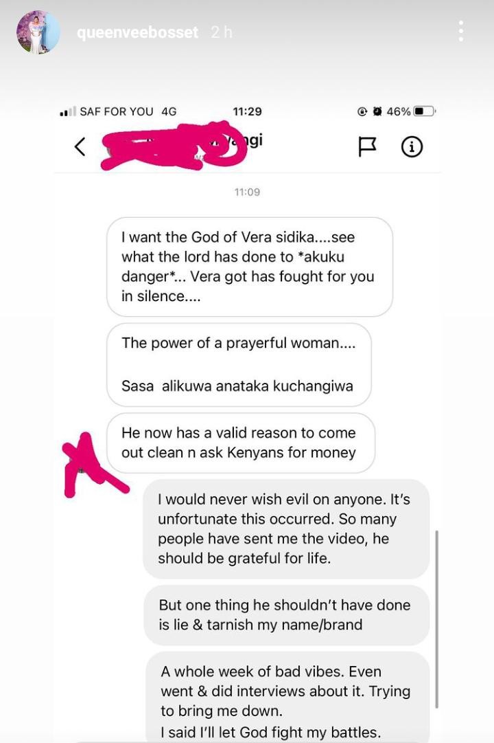 Akuku Danger and Vera Sidika's Drama Continues