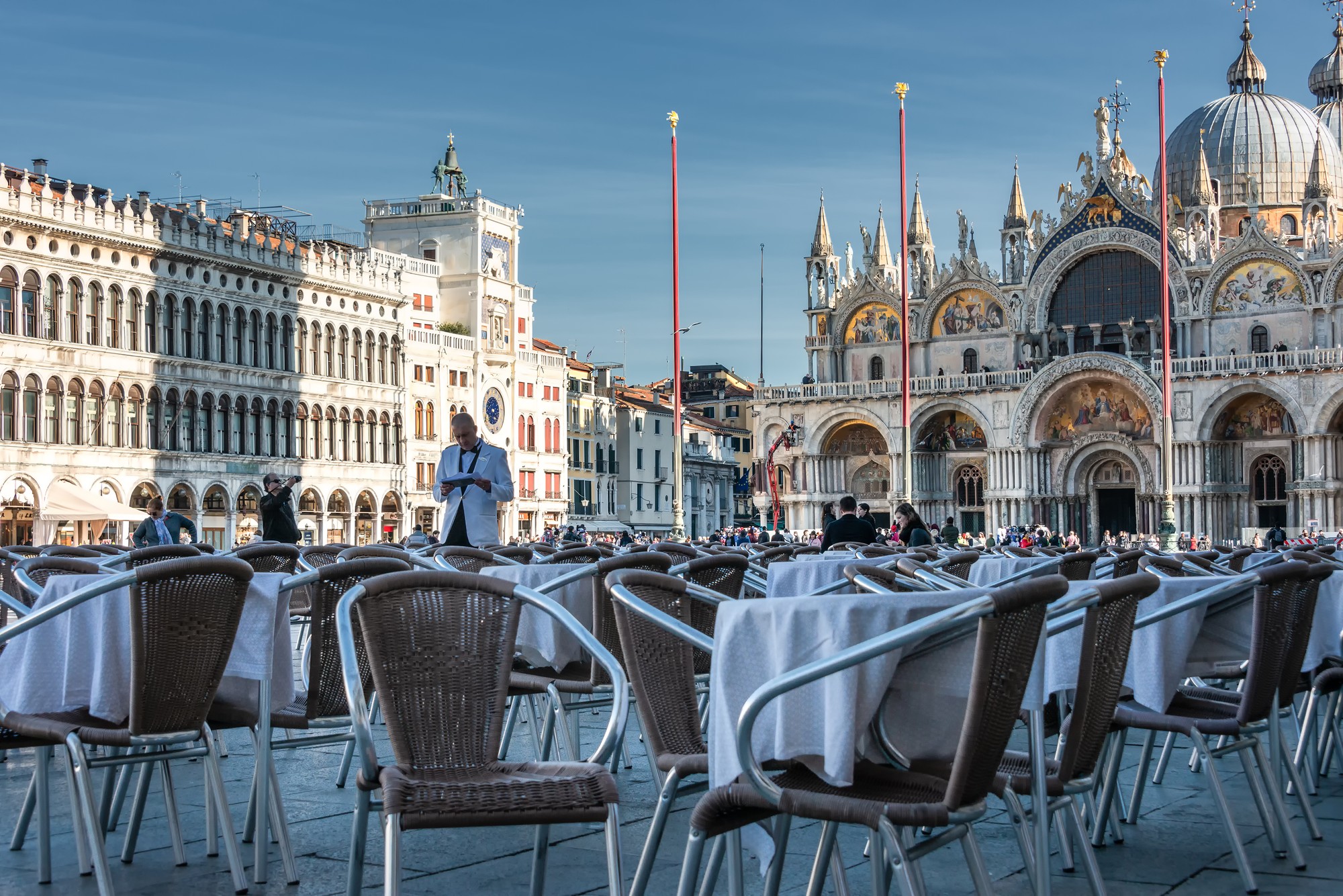 Piazza (námestie) San Marco v Benátkach (ilustračné foto).
