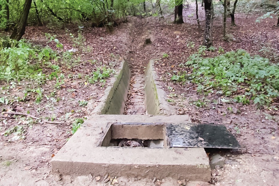 Csengét ebbe a vízaknába dobták /Fotó: Zsaru magazin 