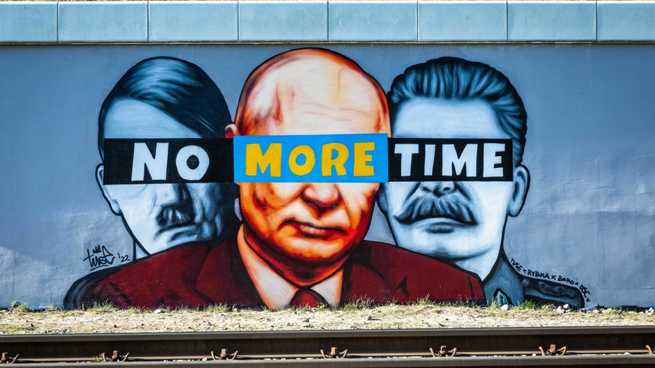 "No More Time". Gdański mural autorstwa Tuse