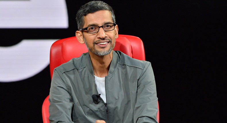 Google CEO Sundar Pichai.