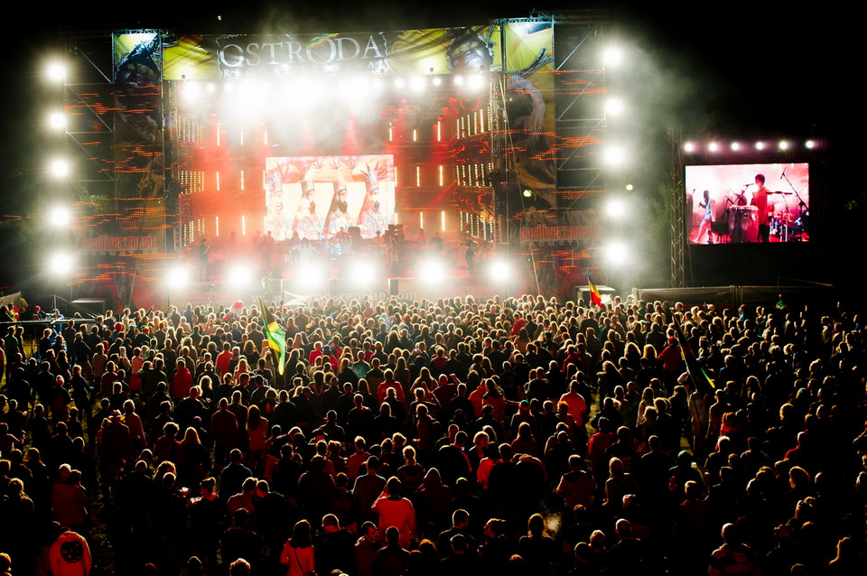 Publiczność pierwszego dnia Ostróda Reggae Festival 2014