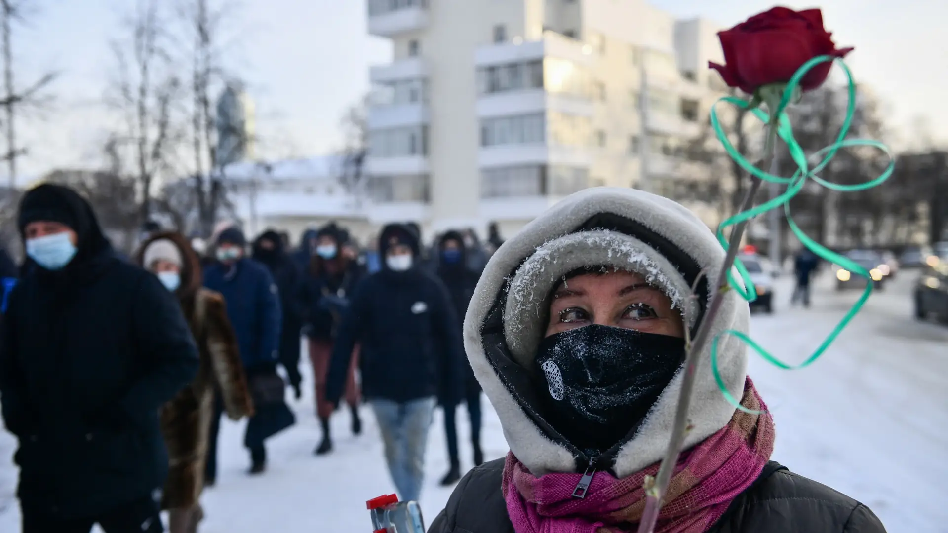 Rosja manifestuje wsparcie dla Nawalnego. Protestowano nawet przy -50 stopniach Celsjusza