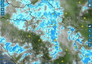Beograd će biti na udaru pljuskova oko 16 sati danas