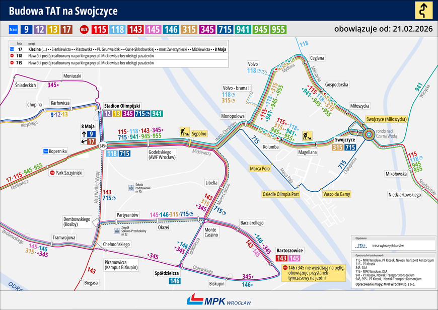 Tak pojadą autobusy i tramwaje
