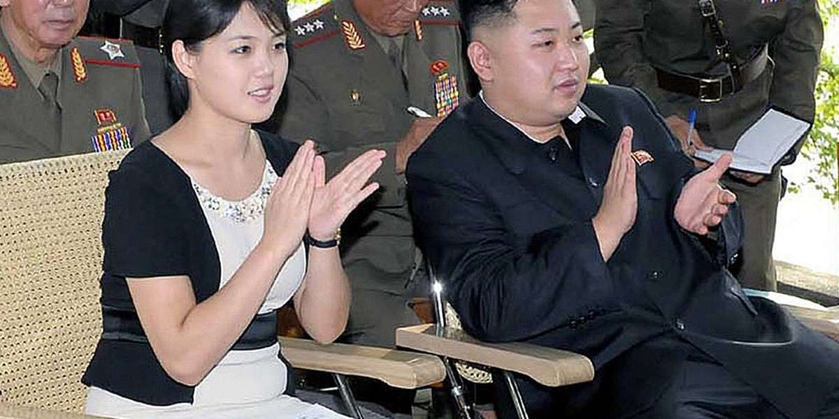 Kim Jong-Un i Ri Sol-Ju