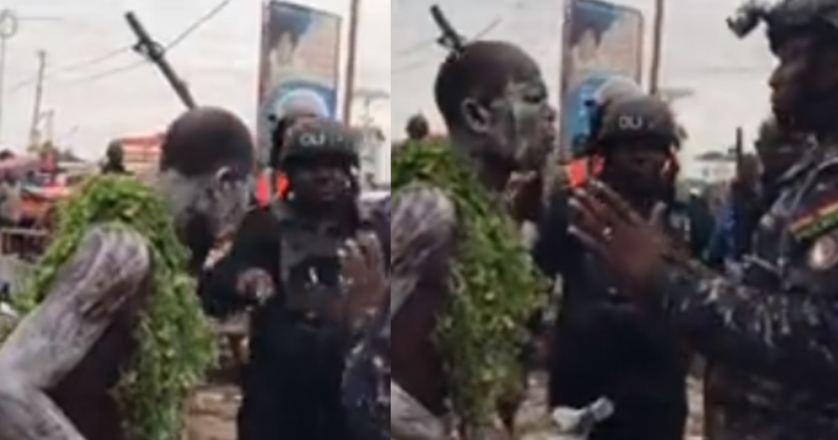 Charm-wearing fetish priest invited to stop demolition exercise at Nima arrested - Vimarsana News