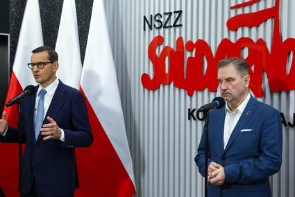 Szef Solidarności po spotkaniu z premierem: będziemy drążyć temat podwyżki w budżetówce