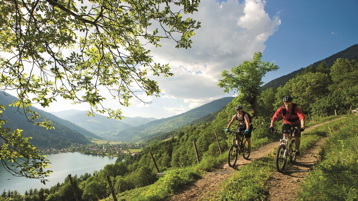 Szlak rowerowy w austriackich Alpach