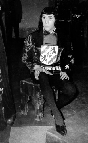 Leon Niemczyk na planie 'Krzyżaków'