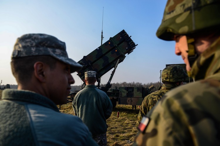 Pokaz sprzętu oraz uzbrojenia baterii Patriot odbył się, 21 bm. w Sochaczewie. 
<br><br>
(cat) PAP/Jakub Kamiński