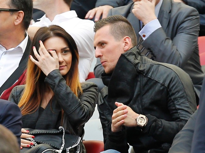 Jessica Ziółek i Arkadiusz Milik