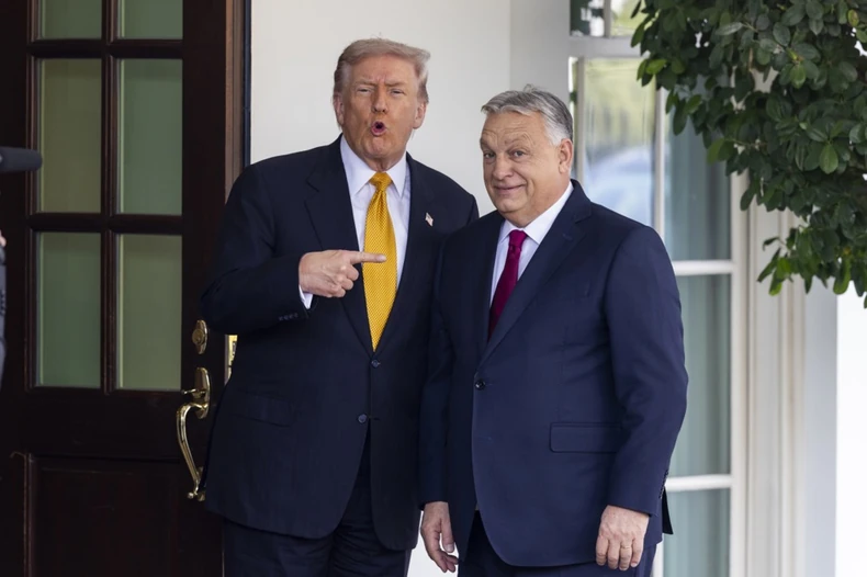 Donald Tramp i Viktor Orban u Vašingtonu 7. novembra